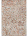 LOOMLAN Rugs Geneva Orange Washable Indoor-Outdoor Rug