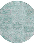 LOOMLAN Rugs Geneva Teal Washable Indoor-Outdoor Rug
