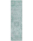 LOOMLAN Rugs Geneva Teal Washable Indoor-Outdoor Rug