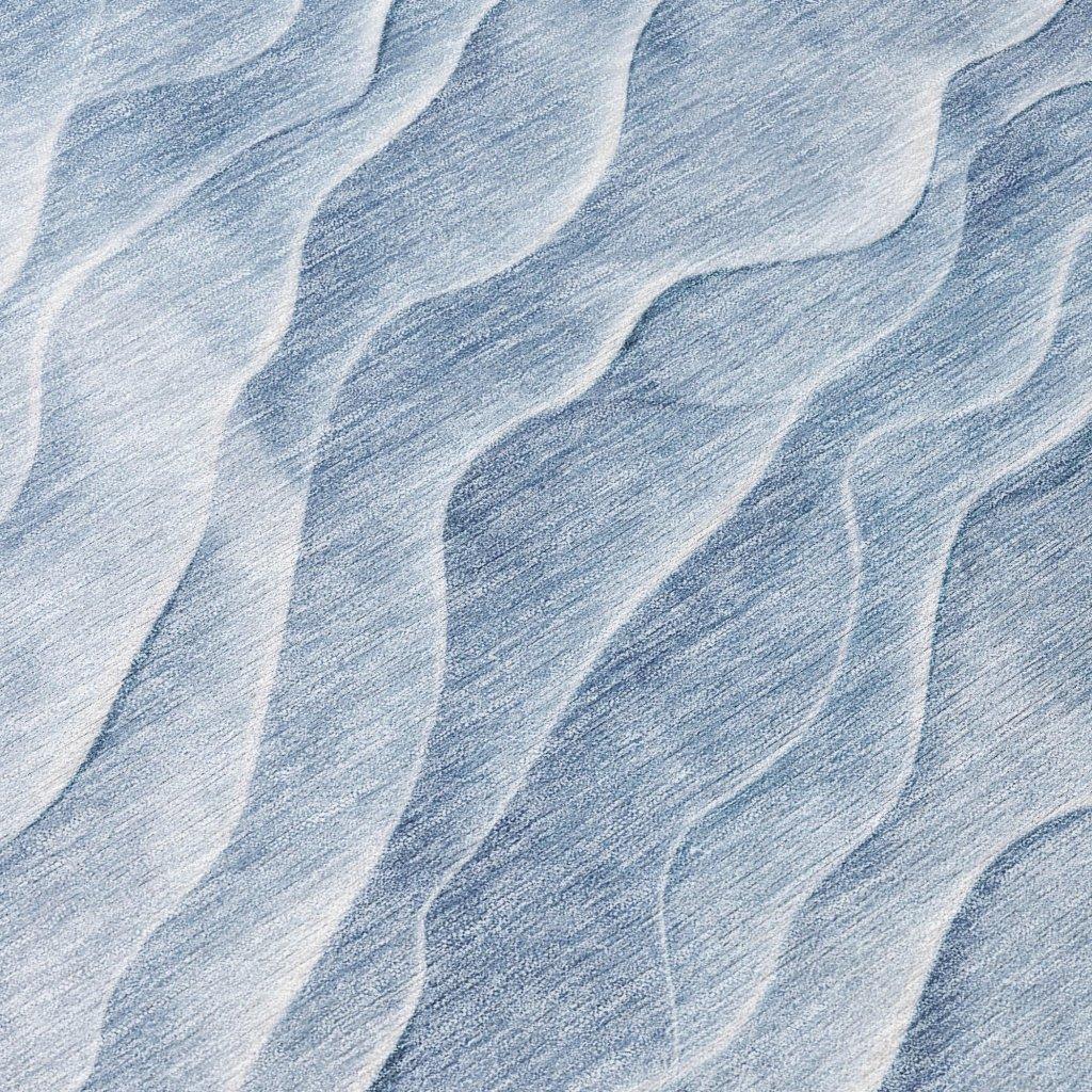 LOOMLAN Rugs Geodari Blue Washable Indoor-Outdoor Rug