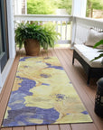 LOOMLAN Rugs Glamore Gold Washable Indoor-Outdoor Rug