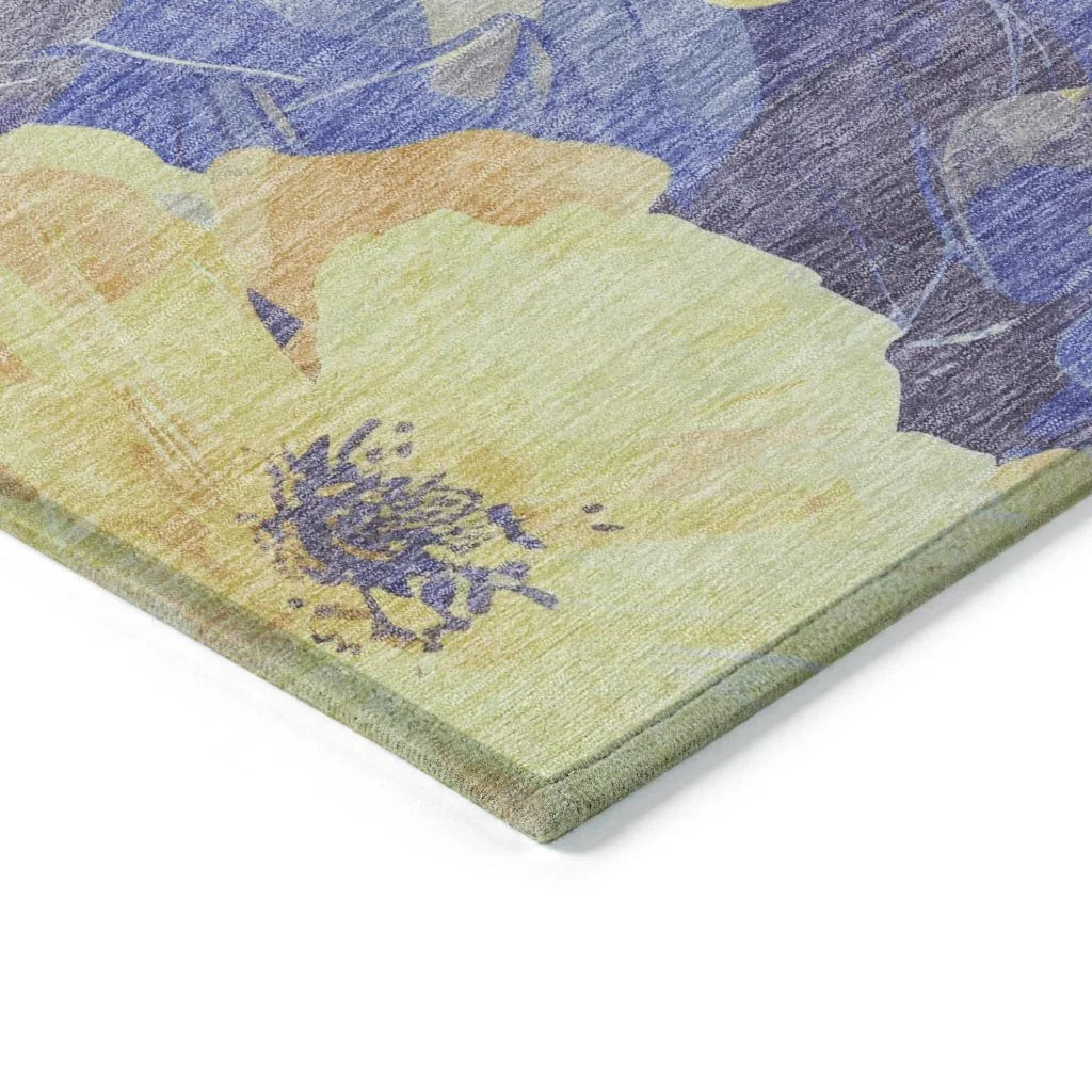 LOOMLAN Rugs Glamore Gold Washable Indoor-Outdoor Rug