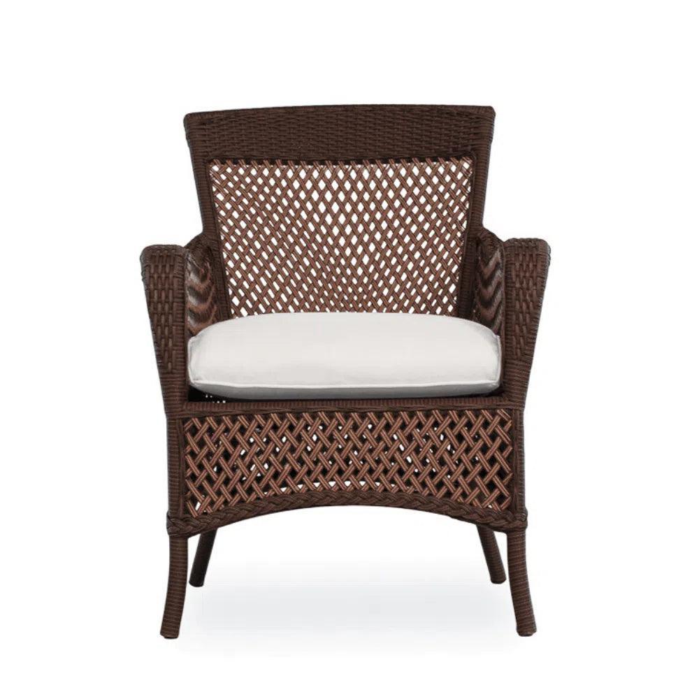 Lloyd Flanders Grand Traverse Outdoor Dining Armchair Sunbrella