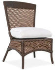 Lloyd Flanders Grand Traverse Patio Dining Chair Sunbrella Cushions