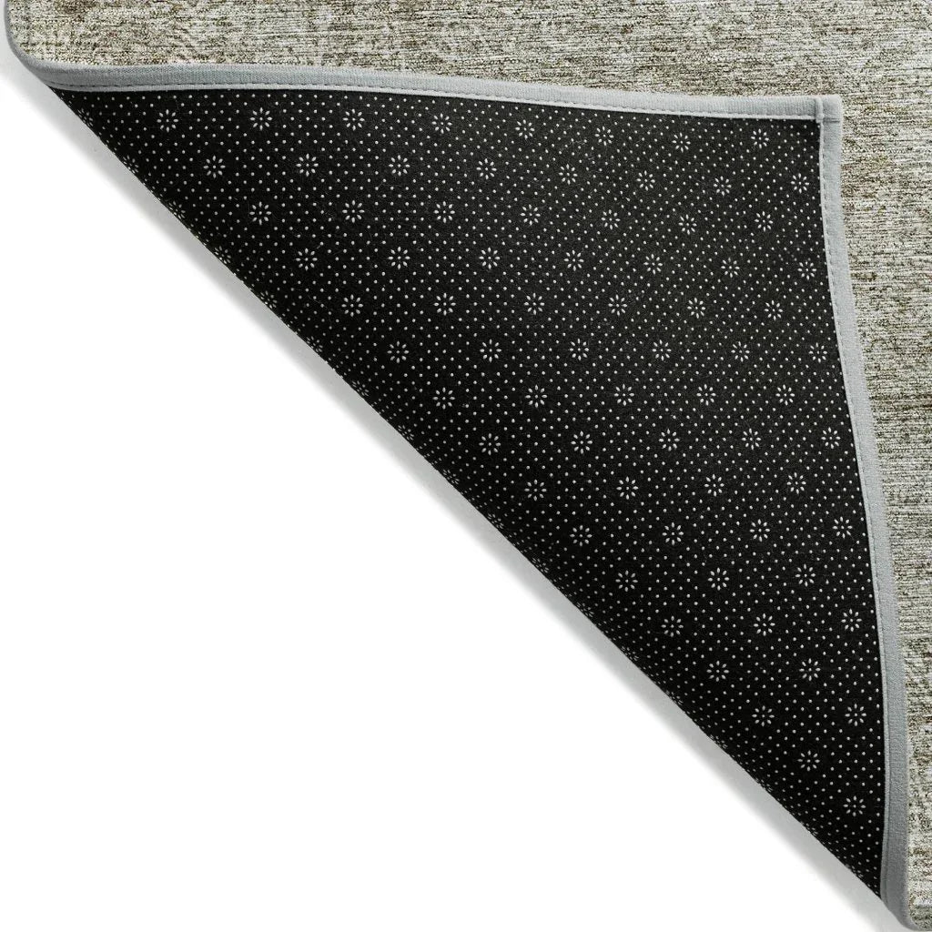 LOOMLAN Rugs Halora Ivory Washable Indoor-Outdoor Rug