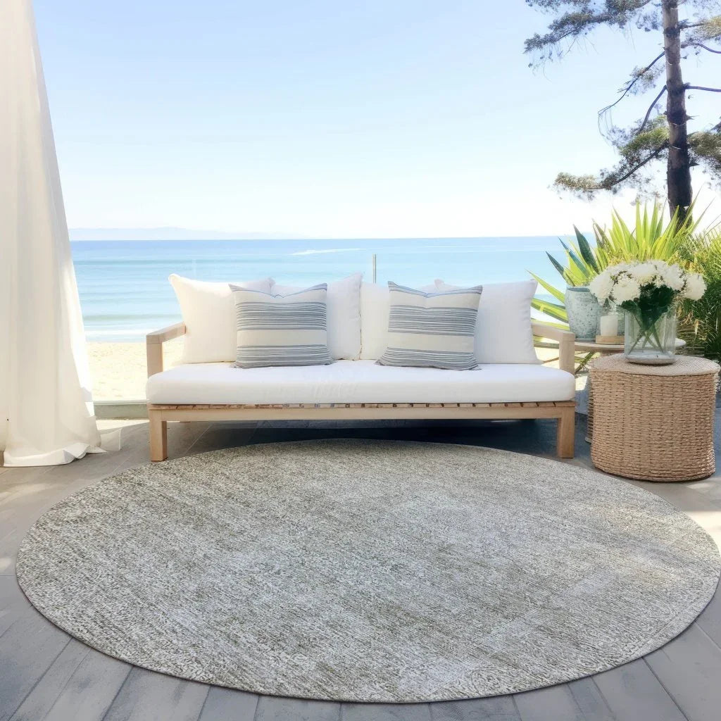 LOOMLAN Rugs Halora Ivory Washable Indoor-Outdoor Rug