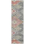 LOOMLAN Rugs Harmony Gray Washable Indoor-Outdoor Rug