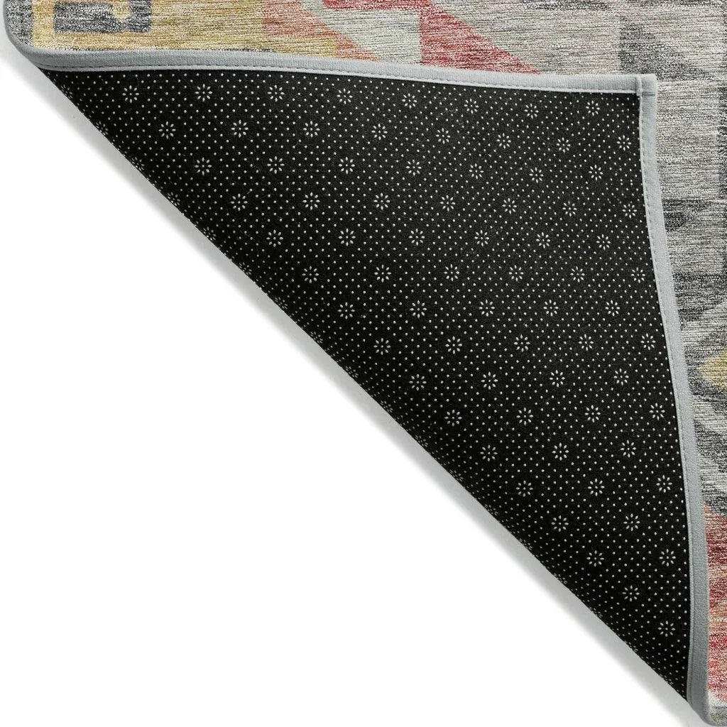LOOMLAN Rugs Harmony Gray Washable Indoor-Outdoor Rug