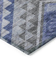 LOOMLAN Rugs Harmony Pewter Washable Indoor-Outdoor Rug