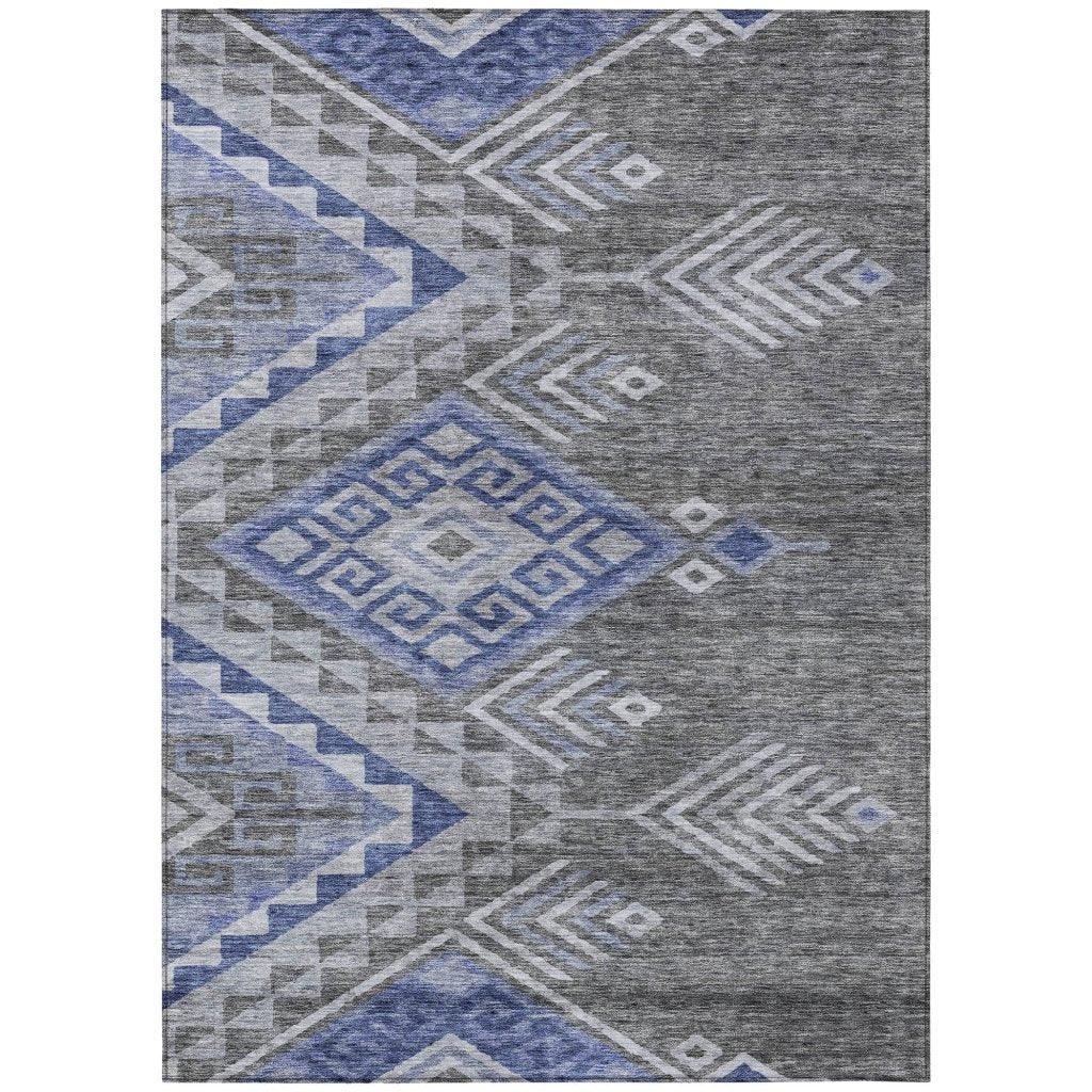 LOOMLAN Rugs Harmony Pewter Washable Indoor-Outdoor Rug