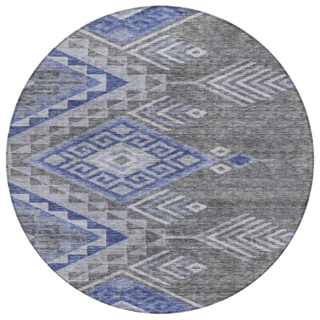 LOOMLAN Rugs Harmony Pewter Washable Indoor-Outdoor Rug