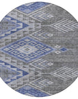 LOOMLAN Rugs Harmony Pewter Washable Indoor-Outdoor Rug