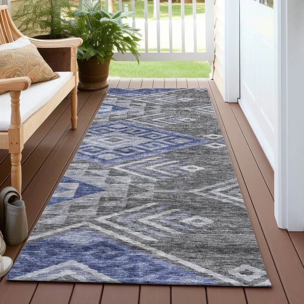 LOOMLAN Rugs Harmony Pewter Washable Indoor-Outdoor Rug