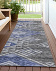 LOOMLAN Rugs Harmony Pewter Washable Indoor-Outdoor Rug