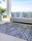 LOOMLAN Rugs Harmony Pewter Washable Indoor-Outdoor Rug