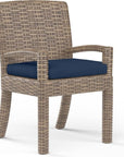 Havana Sunbrella Outdoor Dining Armchair 2PC - LOOMLAN - Sunset West - Outdoor Dining Chairs