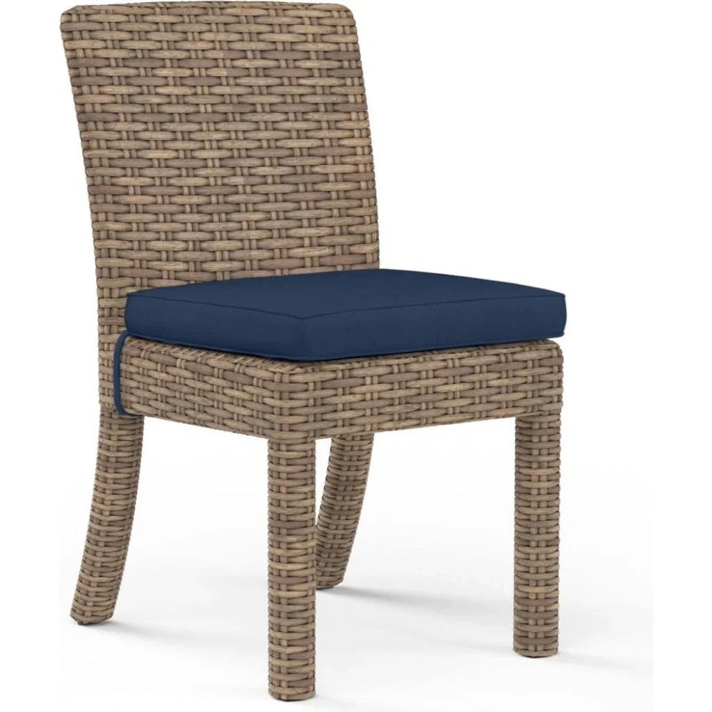 Havana Sunbrella Outdoor Dining Chair 2PC - LOOMLAN - Sunset West - Outdoor Dining Chairs