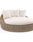 Havana Sunbrella Round Outdoor Daybed - LOOMLAN - Sunset West - Outdoor Daybeds