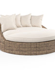 Havana Sunbrella Round Outdoor Daybed - LOOMLAN - Sunset West - Outdoor Daybeds