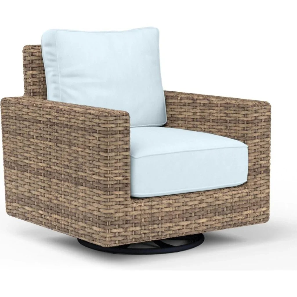 Havana Sunbrella Swivel Outdoor Rocker - LOOMLAN - Sunset West - Outdoor Accent Chairs