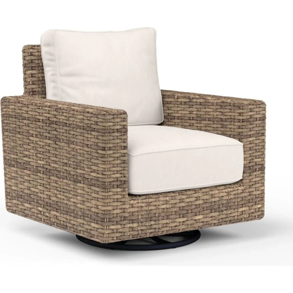 Havana Sunbrella Swivel Outdoor Rocker - LOOMLAN - Sunset West - Outdoor Accent Chairs