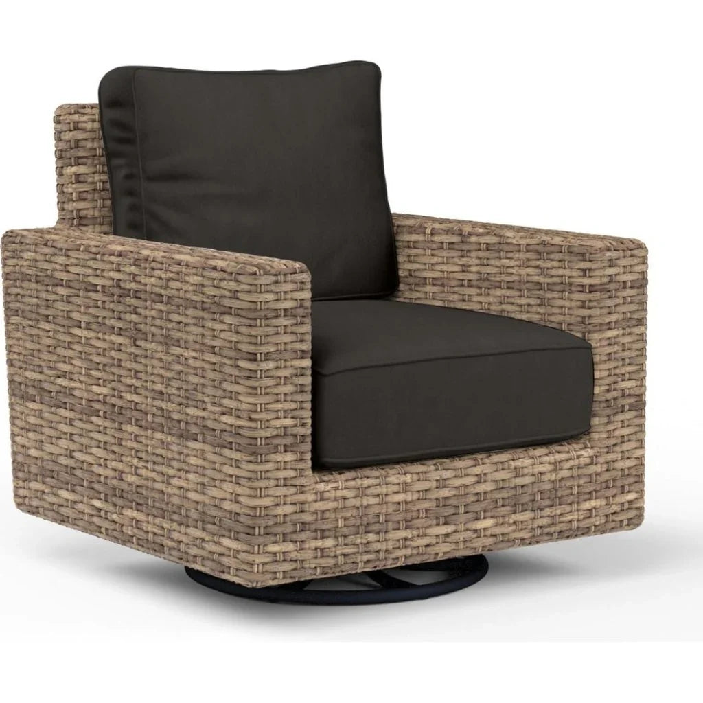 Havana Sunbrella Swivel Outdoor Rocker - LOOMLAN - Sunset West - Outdoor Accent Chairs