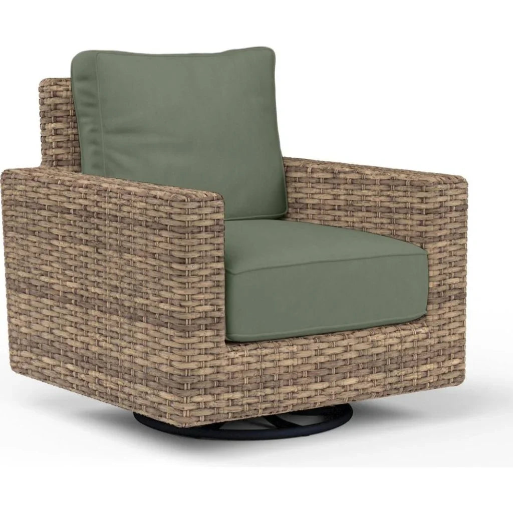 Havana Sunbrella Swivel Outdoor Rocker - LOOMLAN - Sunset West - Outdoor Accent Chairs