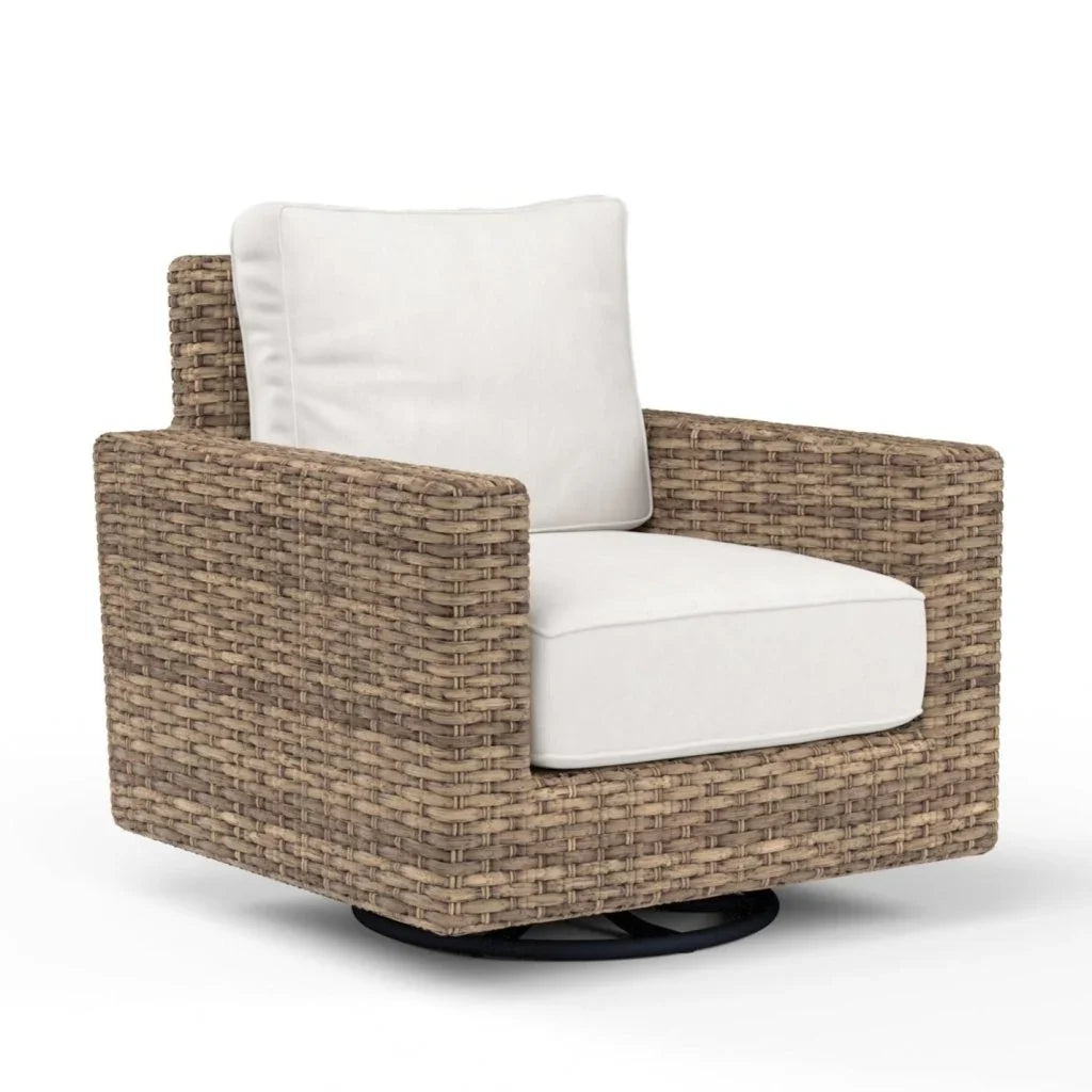 Havana Sunbrella Swivel Outdoor Rocker - LOOMLAN - Sunset West - Outdoor Accent Chairs