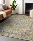 LOOMLAN Rugs Helsinki Gold Washable Indoor-Outdoor Rug