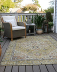 LOOMLAN Rugs Helsinki Gold Washable Indoor-Outdoor Rug