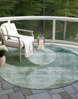 LOOMLAN Rugs Henry Blue Washable Indoor-Outdoor Rug
