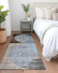 LOOMLAN Rugs Henry Denim Washable Indoor-Outdoor Rug