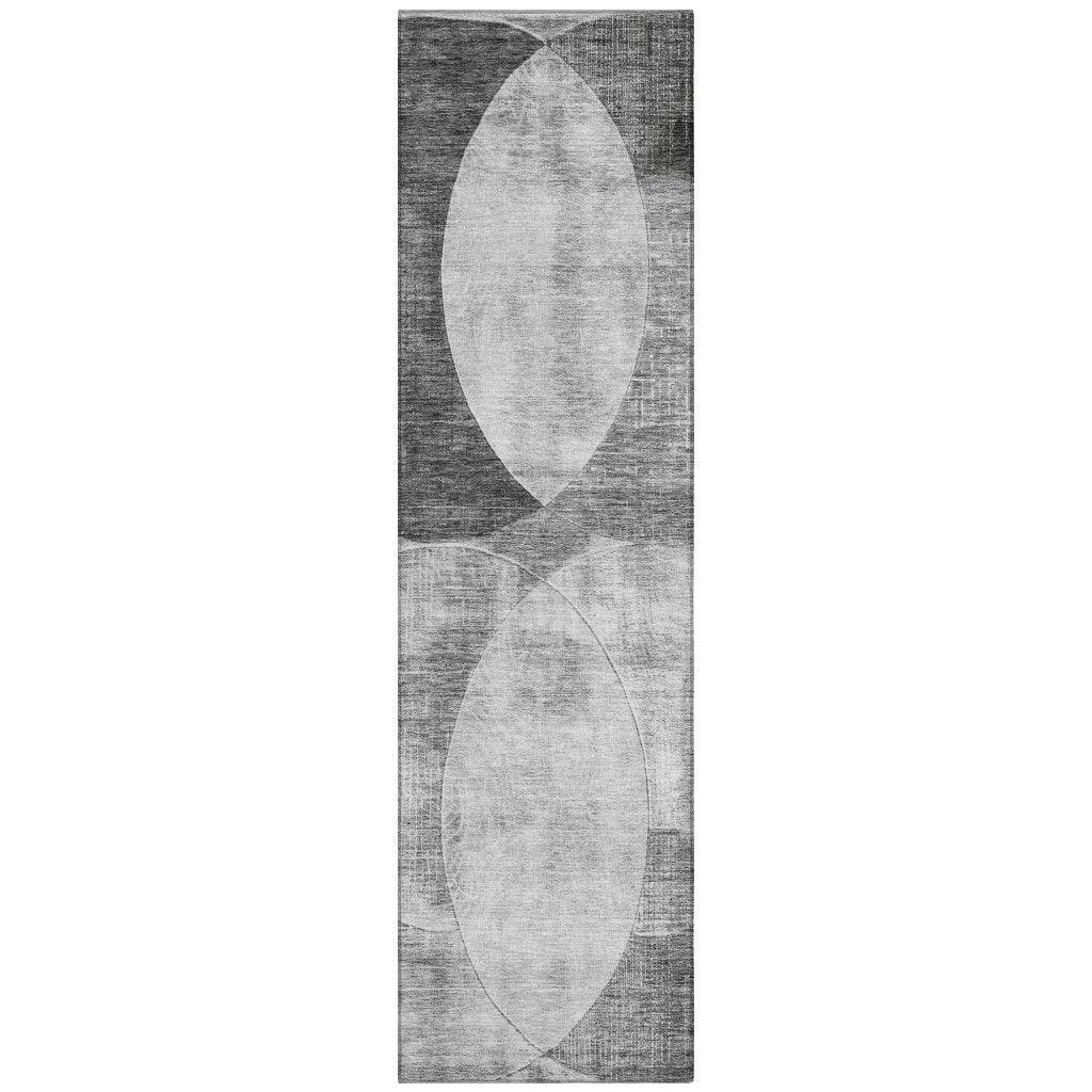 LOOMLAN Rugs Henry Gray Washable Indoor-Outdoor Rug