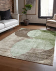 LOOMLAN Rugs Henry Green Washable Indoor-Outdoor Rug