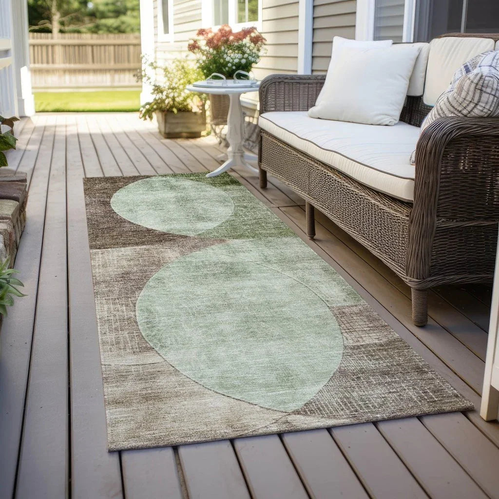 LOOMLAN Rugs Henry Green Washable Indoor-Outdoor Rug