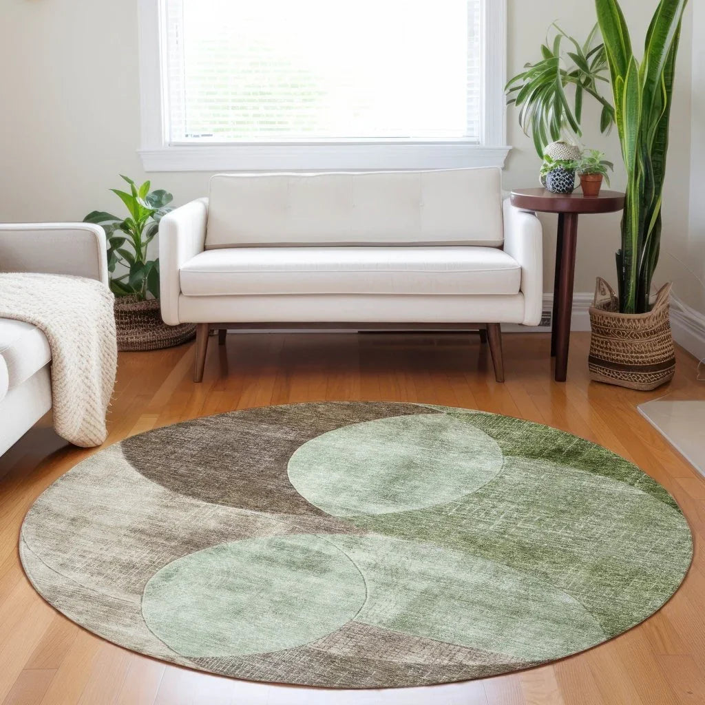 LOOMLAN Rugs Henry Green Washable Indoor-Outdoor Rug