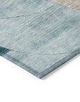 LOOMLAN Rugs Henry Orange Washable Indoor-Outdoor Rug