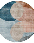 LOOMLAN Rugs Henry Orange Washable Indoor-Outdoor Rug