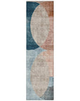 LOOMLAN Rugs Henry Orange Washable Indoor-Outdoor Rug
