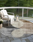 LOOMLAN Rugs Henry Pewter Washable Indoor-Outdoor Rug