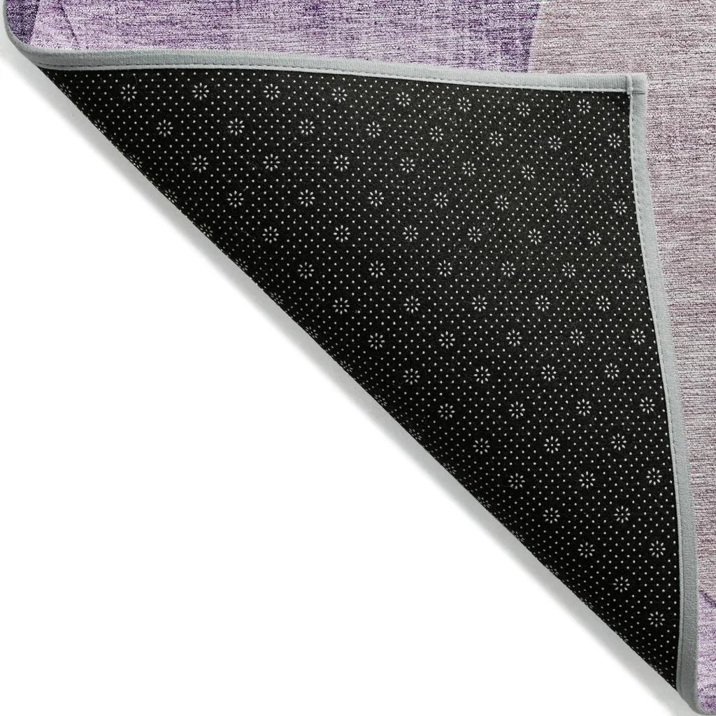 LOOMLAN Rugs Henry Purple Washable Indoor-Outdoor Rug