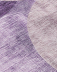 LOOMLAN Rugs Henry Purple Washable Indoor-Outdoor Rug