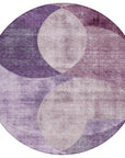 LOOMLAN Rugs Henry Purple Washable Indoor-Outdoor Rug
