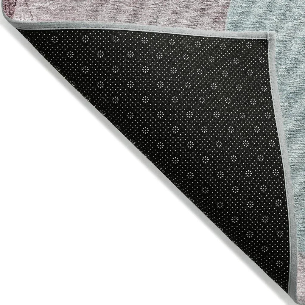 LOOMLAN Rugs Henry Teal Washable Indoor-Outdoor Rug