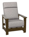 Telescope Leeward Deep Seat High Back Hidden Motion Outdoor Arm Chair