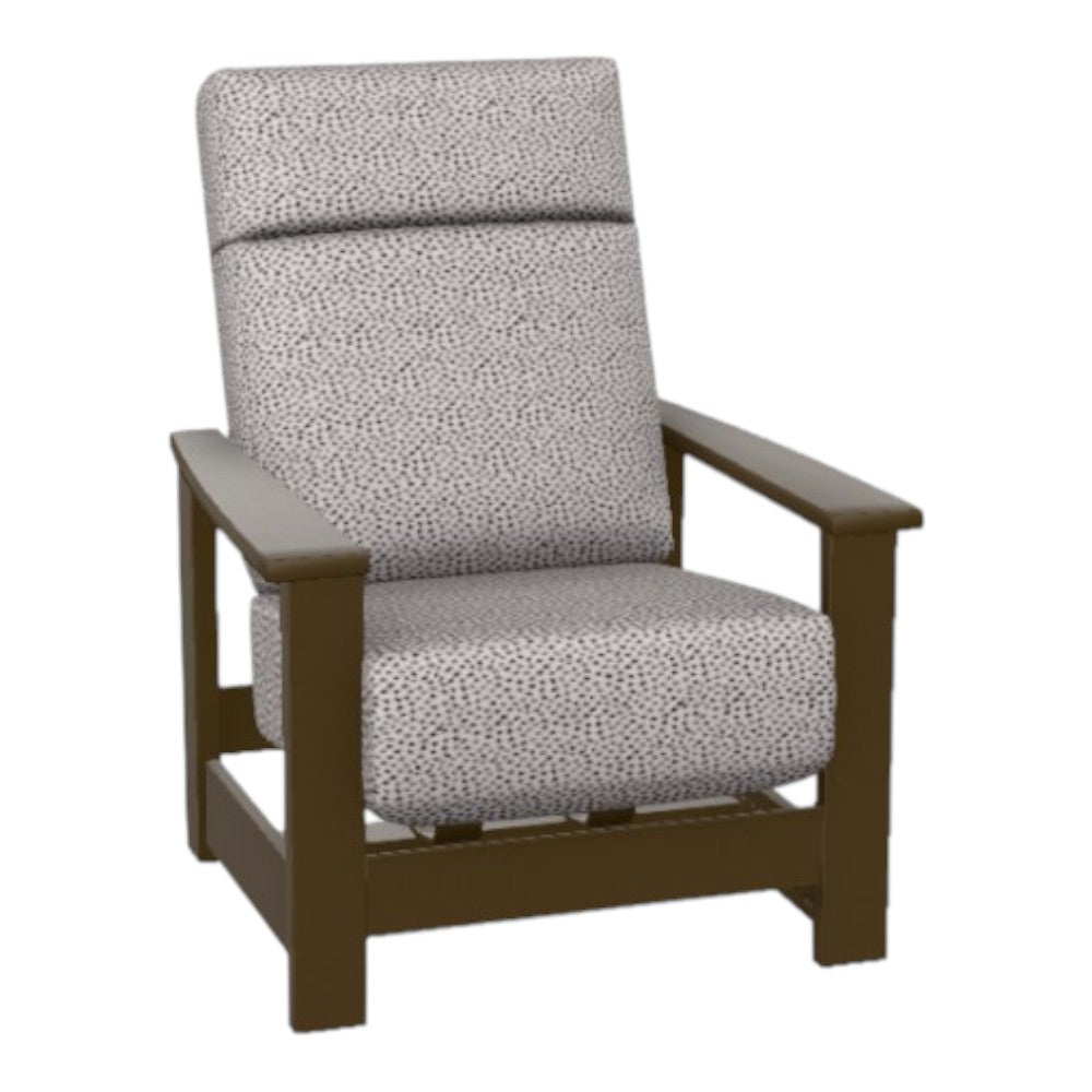Leeward Deep Seat High Back Hidden Motion Outdoor Arm Chair Cover by Telescope Casual