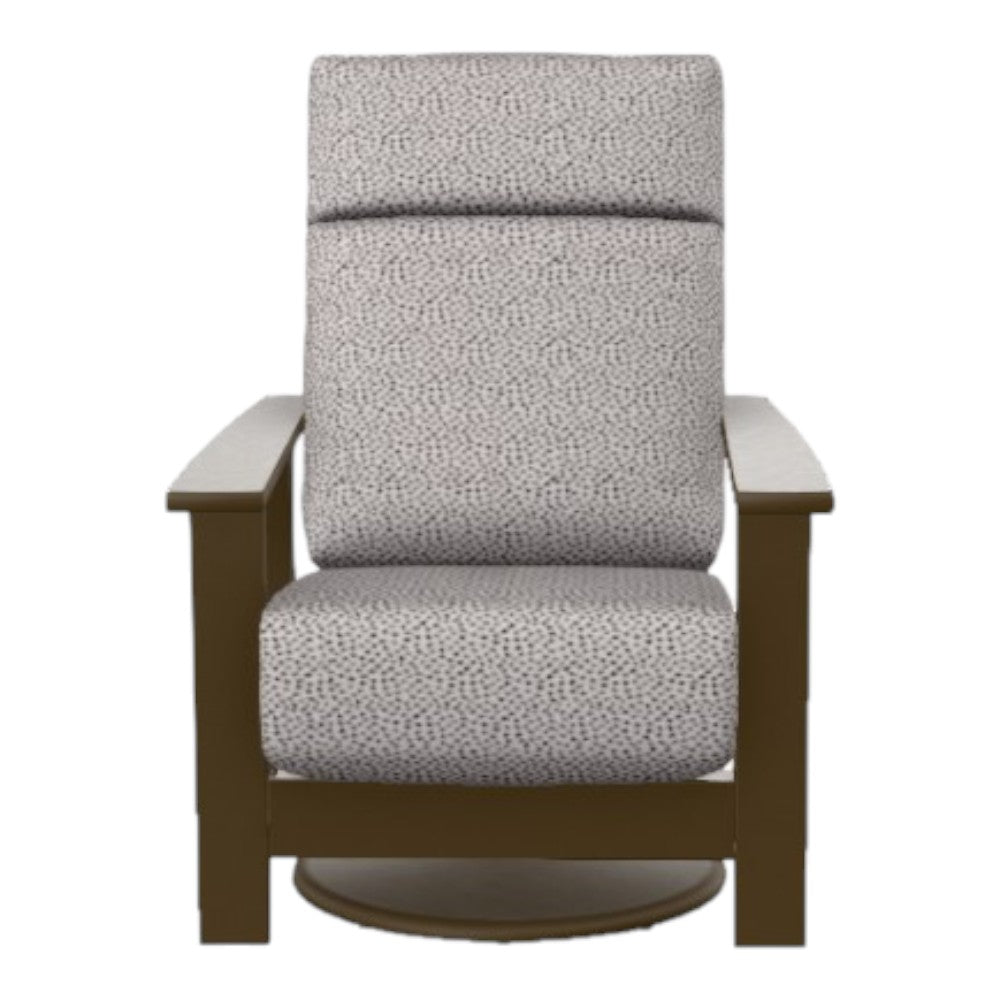 Telescope Leeward Deep Seat High Back Swivel Hidden Outdoor Rocker