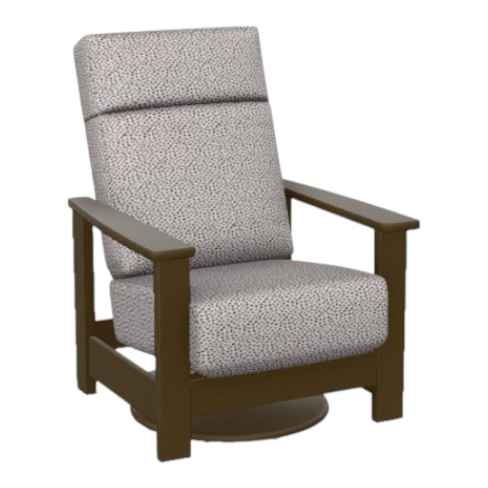 Telescope Leeward Deep Seat High Back Swivel Hidden Outdoor Rocker