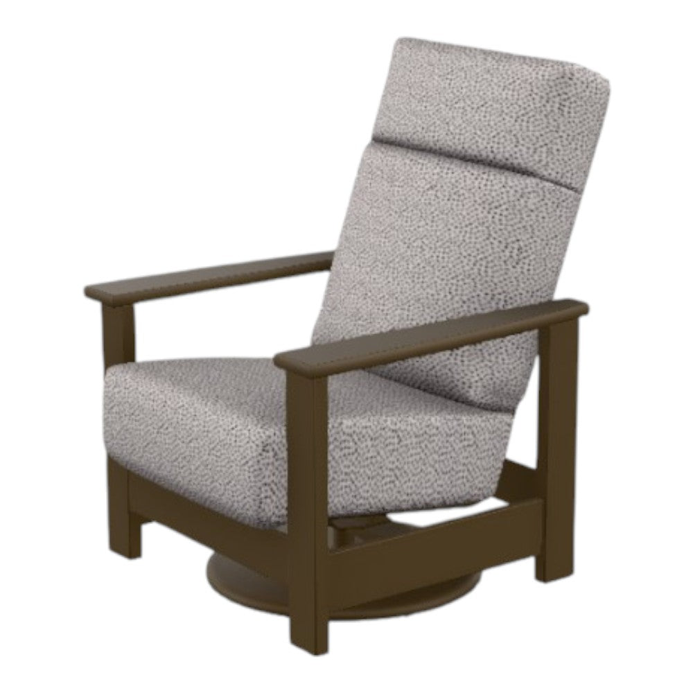 Telescope Leeward Deep Seat High Back Swivel Hidden Outdoor Rocker