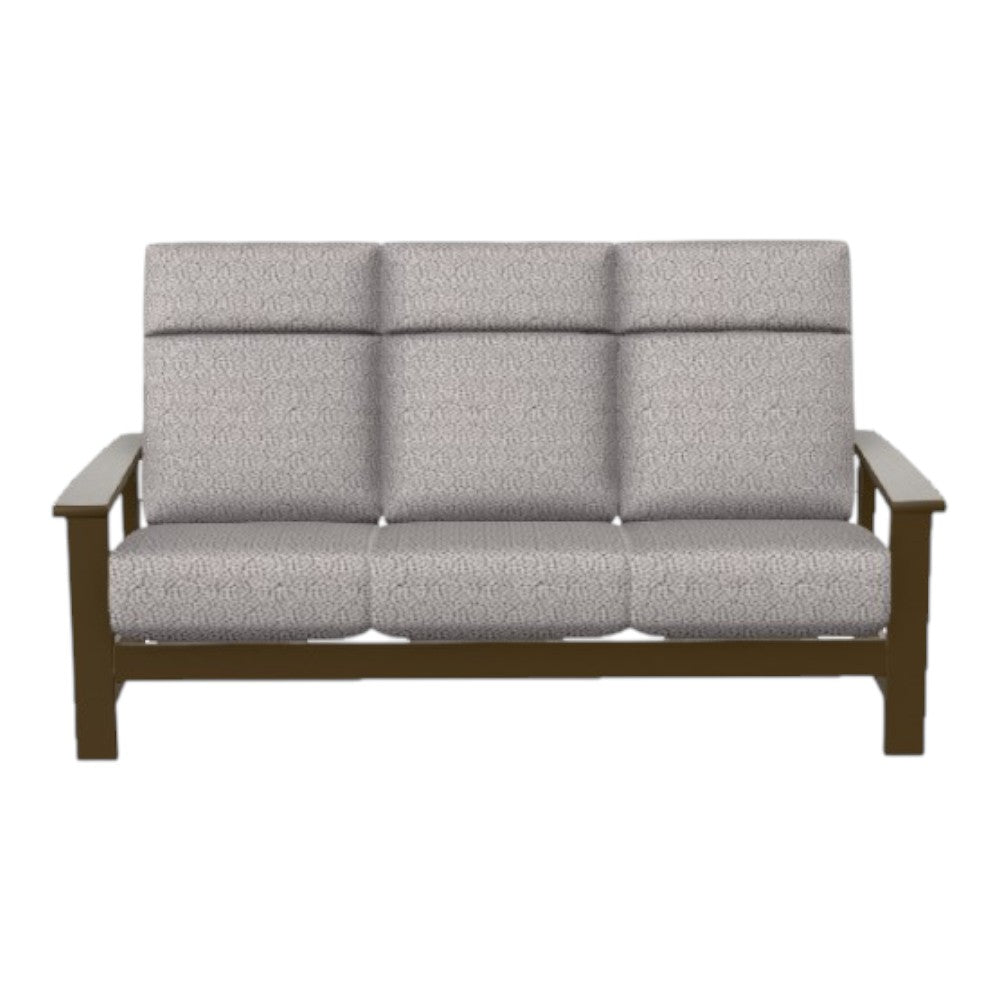 Telescope Leeward Deep Seat High Back Three-Seat Outdoor Sofa